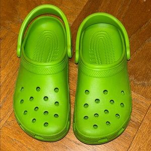 Green crocs
